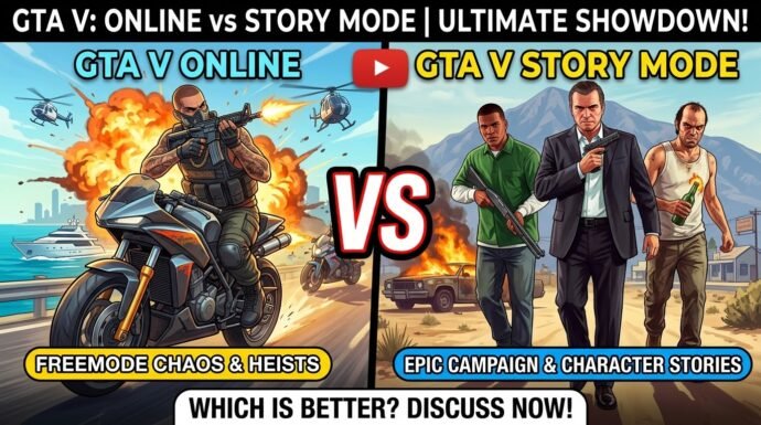 GTA Online vs GTA 5 Story Mode