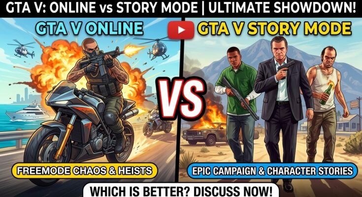 GTA Online vs GTA 5 Story Mode